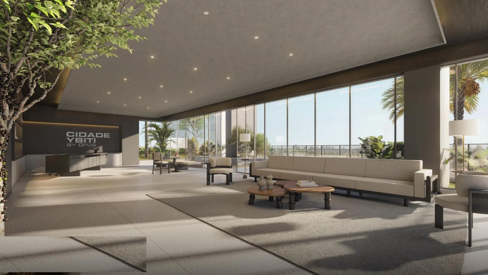 Cidade Ybiti Offices — Hall acesso
