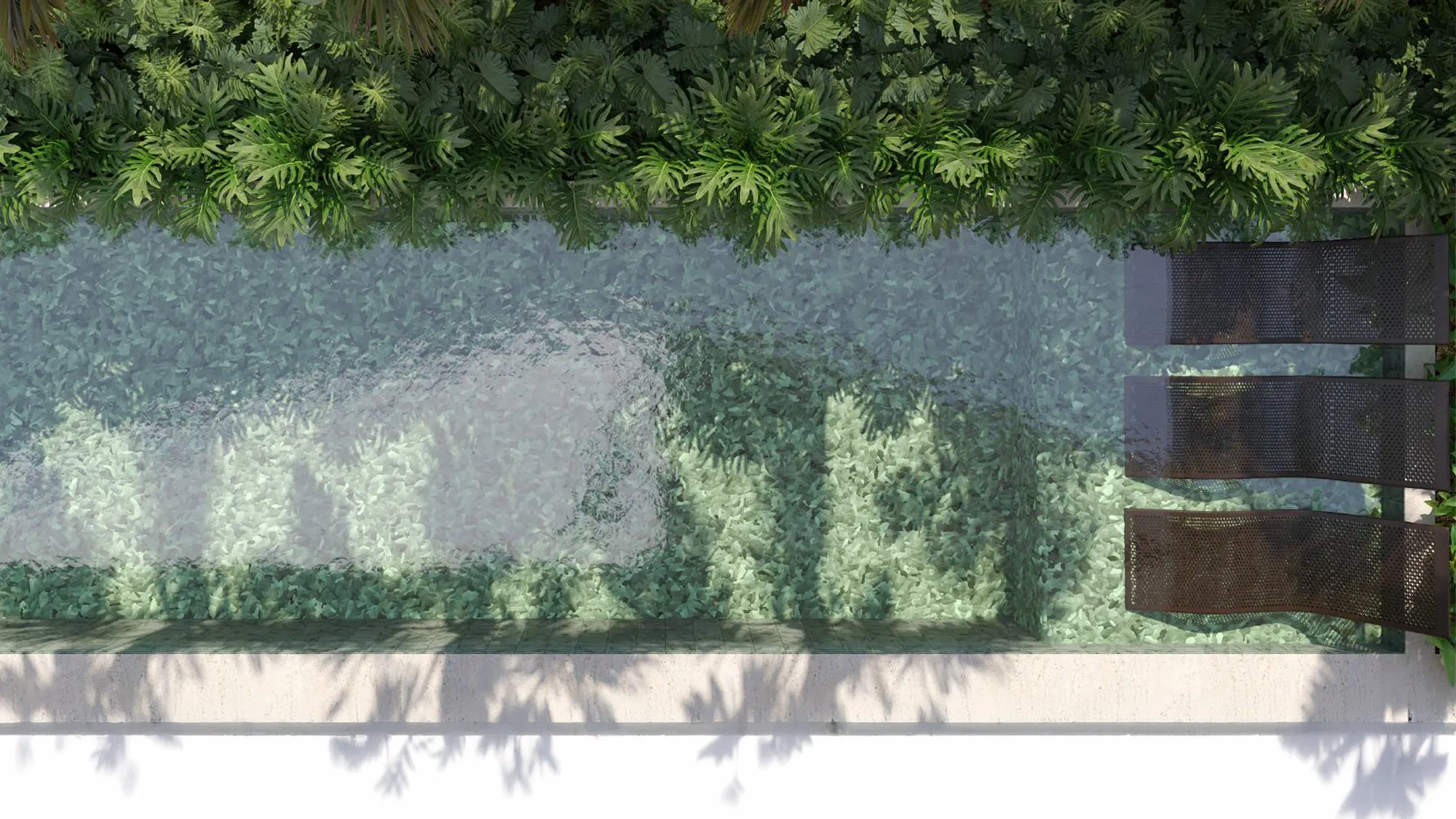 Auro Authentic by Consciente — Piscina e decks, em vista superior