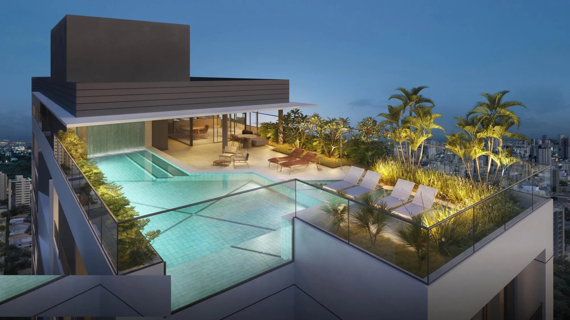 Cidade Ybiti Home — Rooftop piscina
