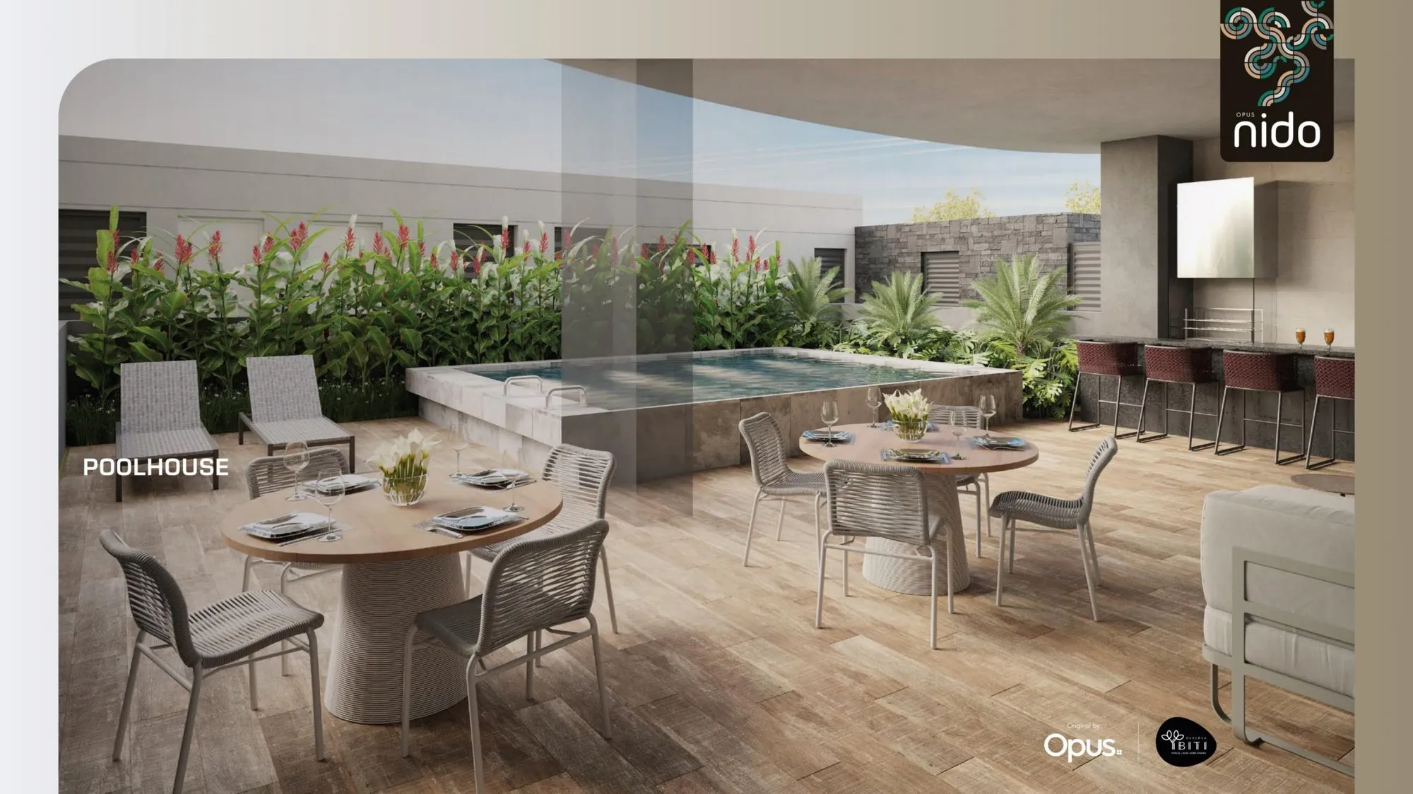 Opus Nido — Poolhouse