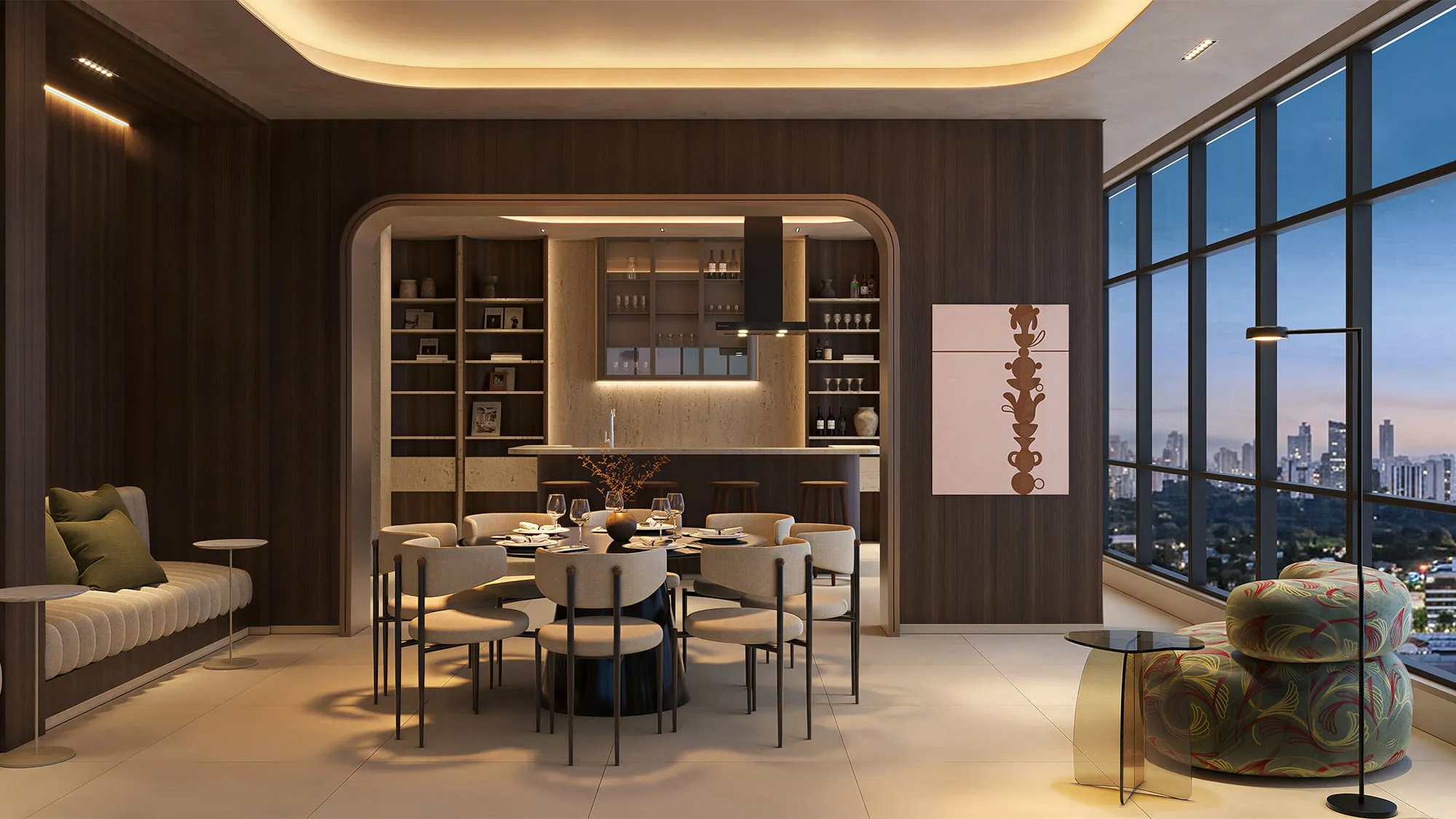 Metropolitan Marista · Torre Madrid — Wine Bar, assinado pelo chef Oscar Bosch