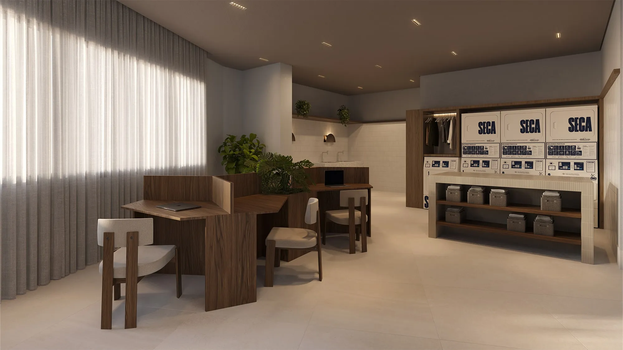 Metropolitan Marista · Torre Madrid — Wash & Work — lavanderia OMO e coworking